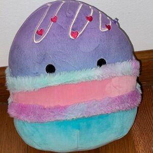 Squishmellow Colorful Plush Toy with Heart Accents